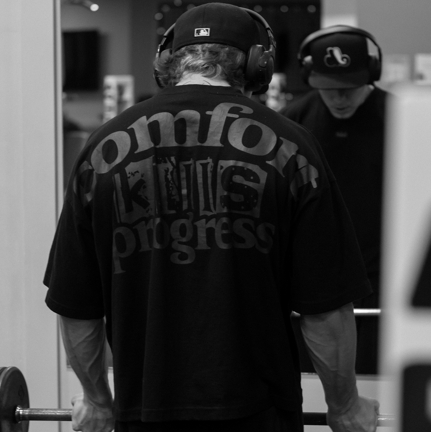 COMFORT KILLS PROGRESS T SHIRT BLACK