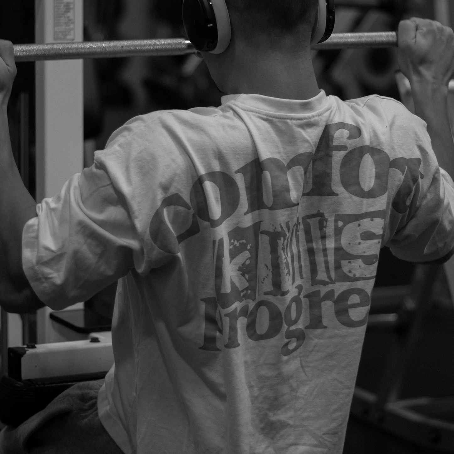 COMFORT KILLS PROGRESS T SHIRT WHITE